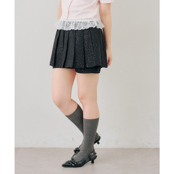 キラキラプリーツスカパン | NICE CLAUP / OLIVE des OLIVE　OUTLET | 詳細画像14 