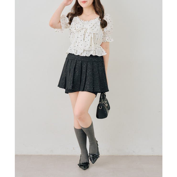 キラキラプリーツスカパン | NICE CLAUP / OLIVE des OLIVE　OUTLET | 詳細画像20 