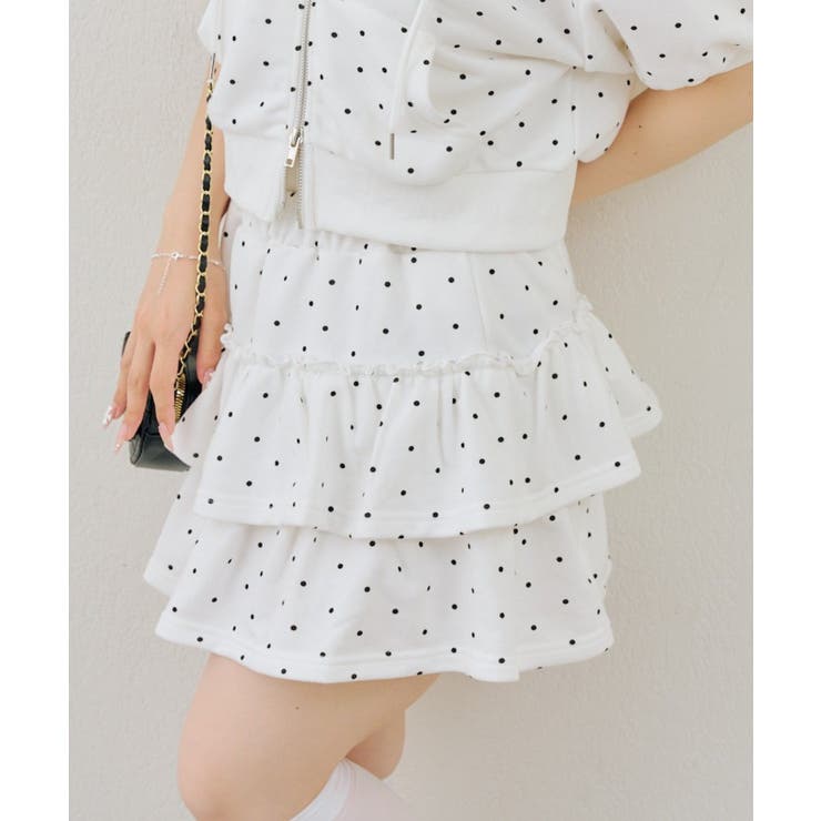 【セットアップ対応】ティアードミニスカート | NICE CLAUP / OLIVE des OLIVE　OUTLET | 詳細画像10 