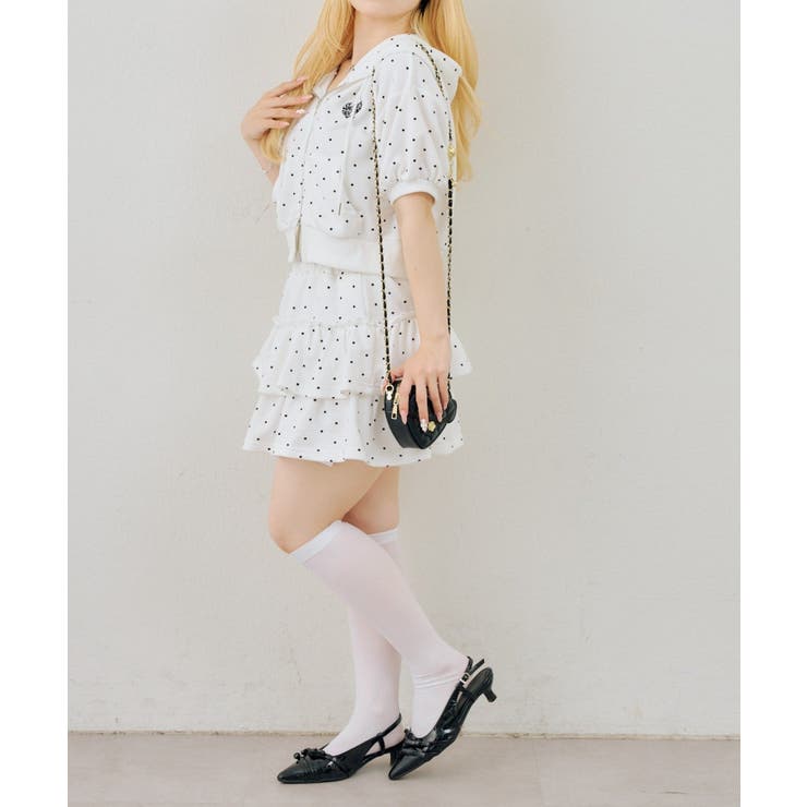 【セットアップ対応】ティアードミニスカート | NICE CLAUP / OLIVE des OLIVE　OUTLET | 詳細画像13 