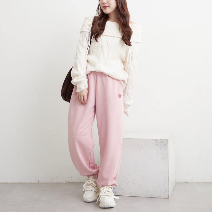 【セットアップ対応】ピグメント風スウェットパンツ | RMAF　NICE CLAUP / OLIVE des OLIVE | 詳細画像13 