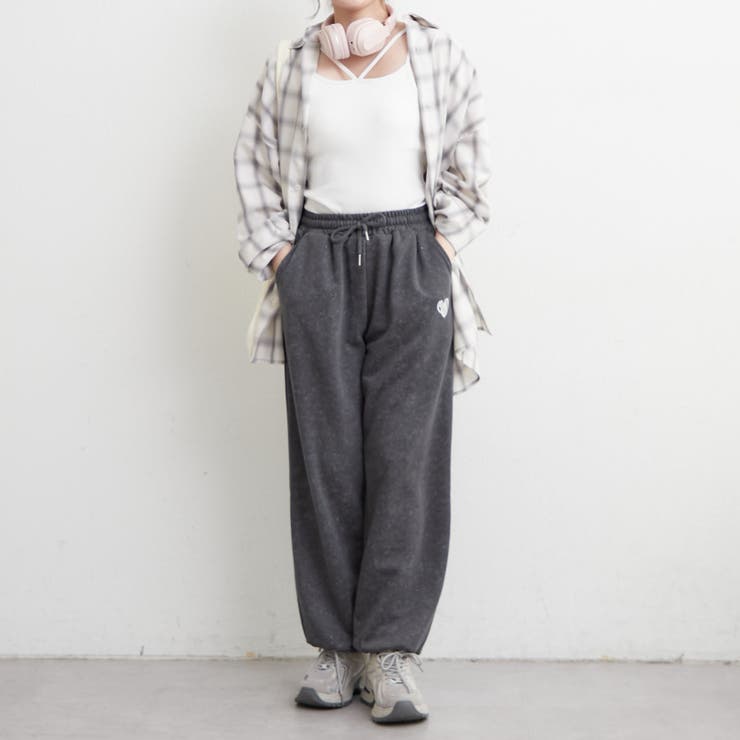 【セットアップ対応】ピグメント風スウェットパンツ | RMAF　NICE CLAUP / OLIVE des OLIVE | 詳細画像20 