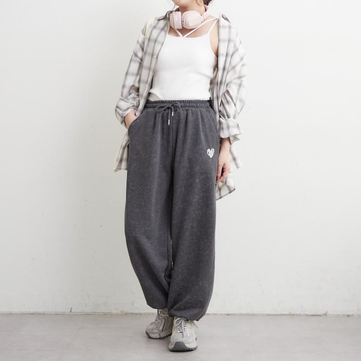 【セットアップ対応】ピグメント風スウェットパンツ | RMAF　NICE CLAUP / OLIVE des OLIVE | 詳細画像21 