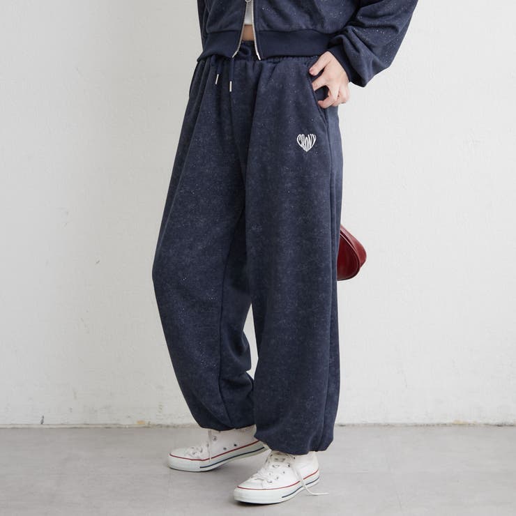 【セットアップ対応】ピグメント風スウェットパンツ | RMAF　NICE CLAUP / OLIVE des OLIVE | 詳細画像2 