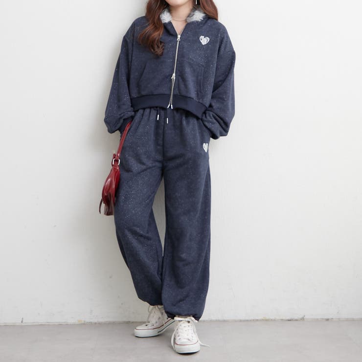 【セットアップ対応】ピグメント風スウェットパンツ | RMAF　NICE CLAUP / OLIVE des OLIVE | 詳細画像4 