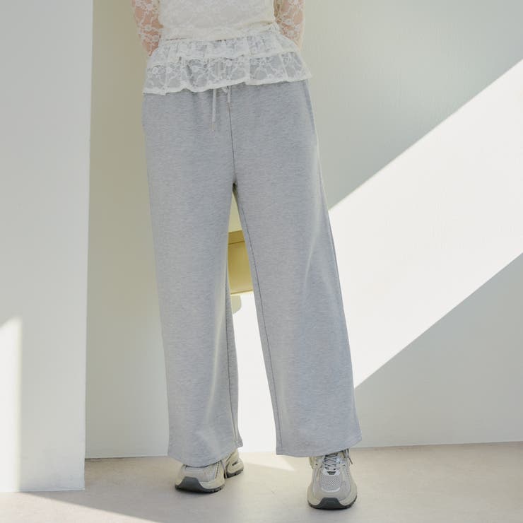 【セットアップ対応】バックロゴラインストーン付スウェットパンツ | RMAF　NICE CLAUP / OLIVE des OLIVE | 詳細画像12 