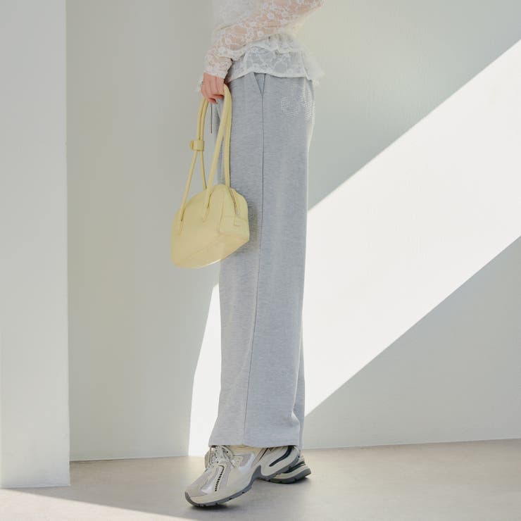 【セットアップ対応】バックロゴラインストーン付スウェットパンツ | RMAF　NICE CLAUP / OLIVE des OLIVE | 詳細画像13 