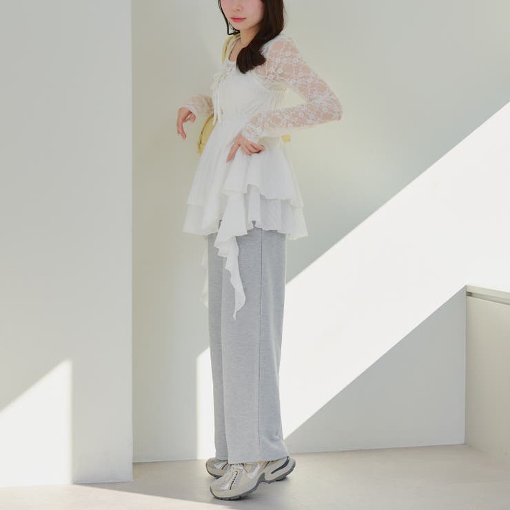 【セットアップ対応】バックロゴラインストーン付スウェットパンツ | RMAF　NICE CLAUP / OLIVE des OLIVE | 詳細画像17 