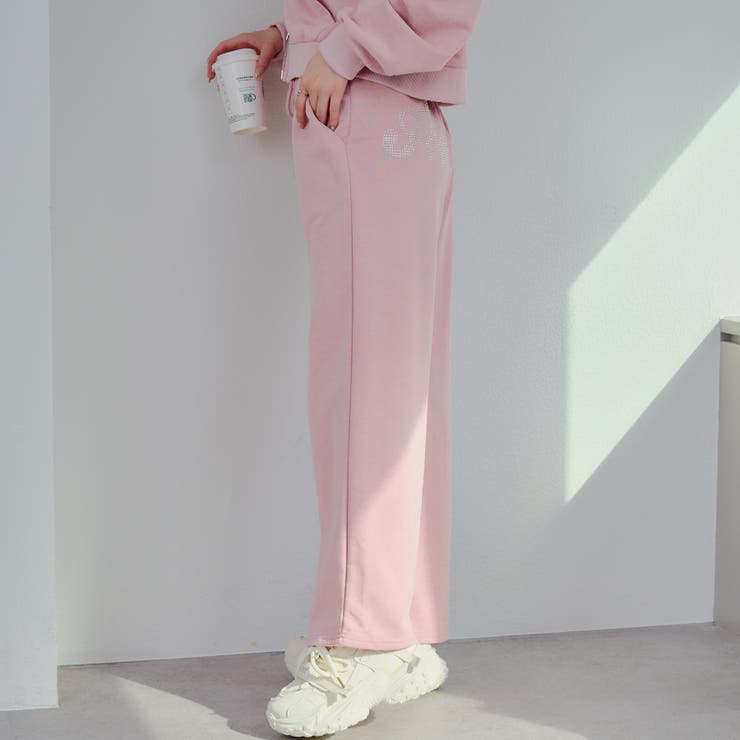 【セットアップ対応】バックロゴラインストーン付スウェットパンツ | RMAF　NICE CLAUP / OLIVE des OLIVE | 詳細画像21 