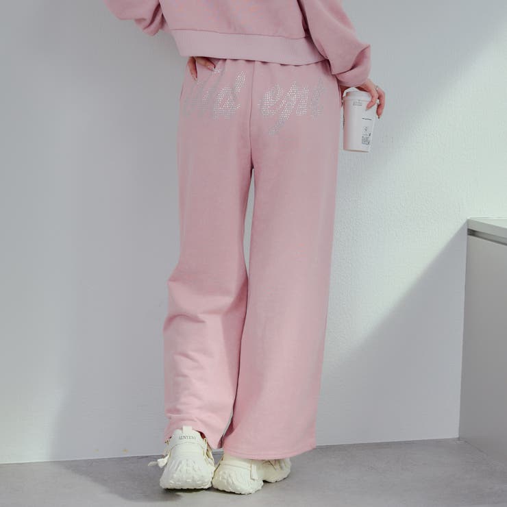 【セットアップ対応】バックロゴラインストーン付スウェットパンツ | RMAF　NICE CLAUP / OLIVE des OLIVE | 詳細画像22 