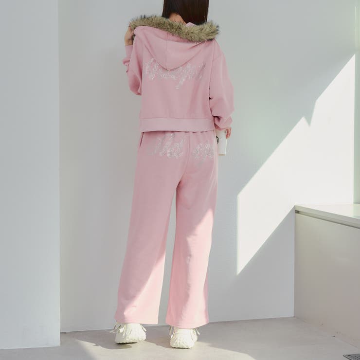 【セットアップ対応】バックロゴラインストーン付スウェットパンツ | RMAF　NICE CLAUP / OLIVE des OLIVE | 詳細画像26 