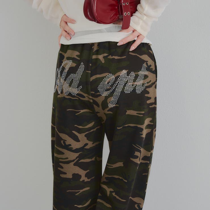 【セットアップ対応】バックロゴラインストーン付スウェットパンツ | RMAF　NICE CLAUP / OLIVE des OLIVE | 詳細画像27 