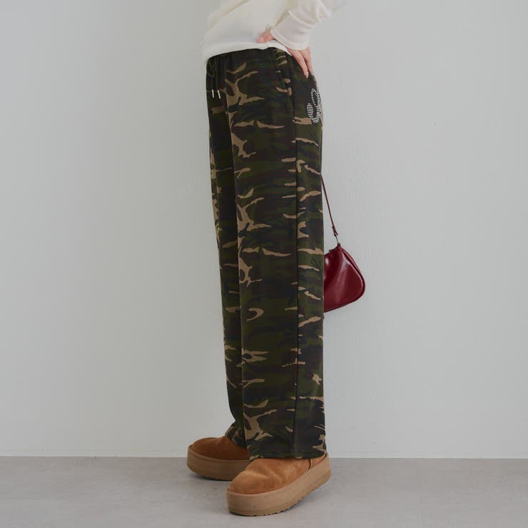 【セットアップ対応】バックロゴラインストーン付スウェットパンツ | RMAF　NICE CLAUP / OLIVE des OLIVE | 詳細画像29 