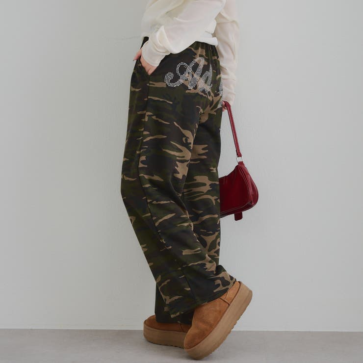 【セットアップ対応】バックロゴラインストーン付スウェットパンツ | RMAF　NICE CLAUP / OLIVE des OLIVE | 詳細画像30 