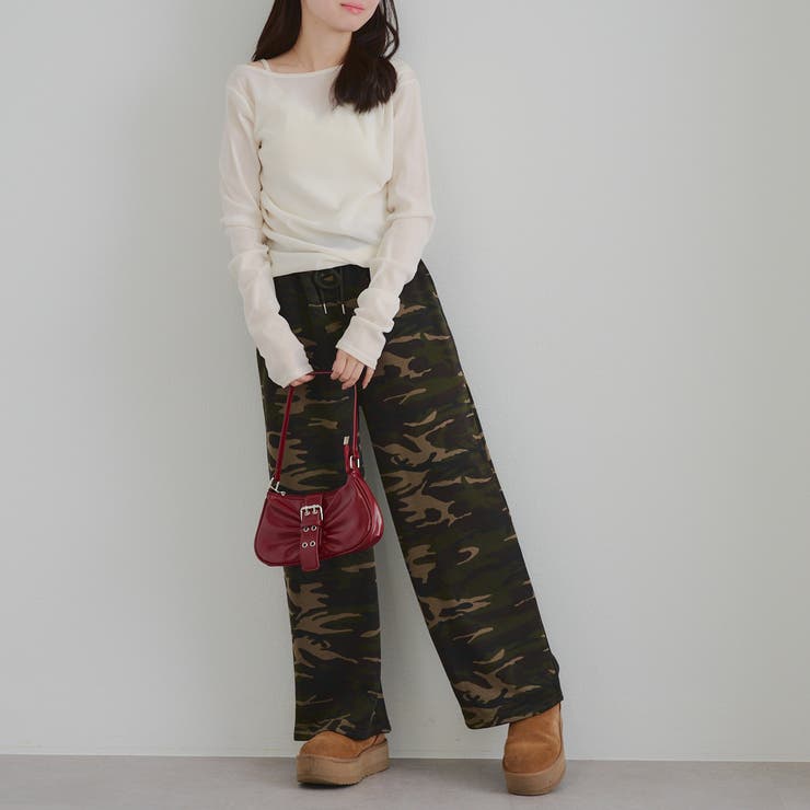 【セットアップ対応】バックロゴラインストーン付スウェットパンツ | RMAF　NICE CLAUP / OLIVE des OLIVE | 詳細画像33 