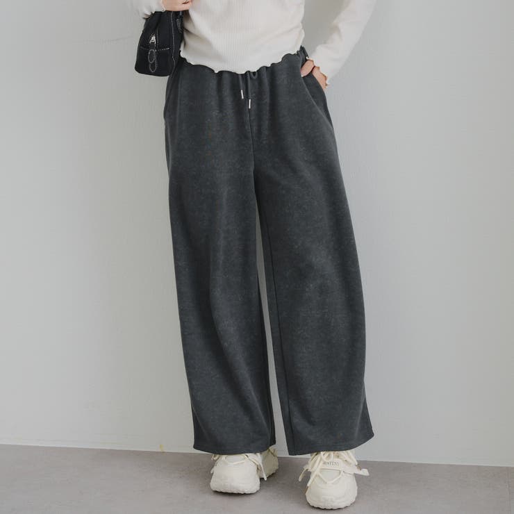 【セットアップ対応】バックロゴラインストーン付スウェットパンツ | RMAF　NICE CLAUP / OLIVE des OLIVE | 詳細画像2 