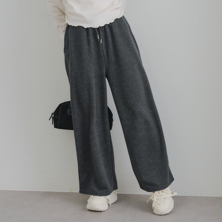 【セットアップ対応】バックロゴラインストーン付スウェットパンツ | RMAF　NICE CLAUP / OLIVE des OLIVE | 詳細画像3 