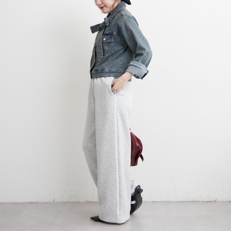 【セットアップ対応】サイドレーススウェットパンツ | RMAF　NICE CLAUP / OLIVE des OLIVE | 詳細画像32 