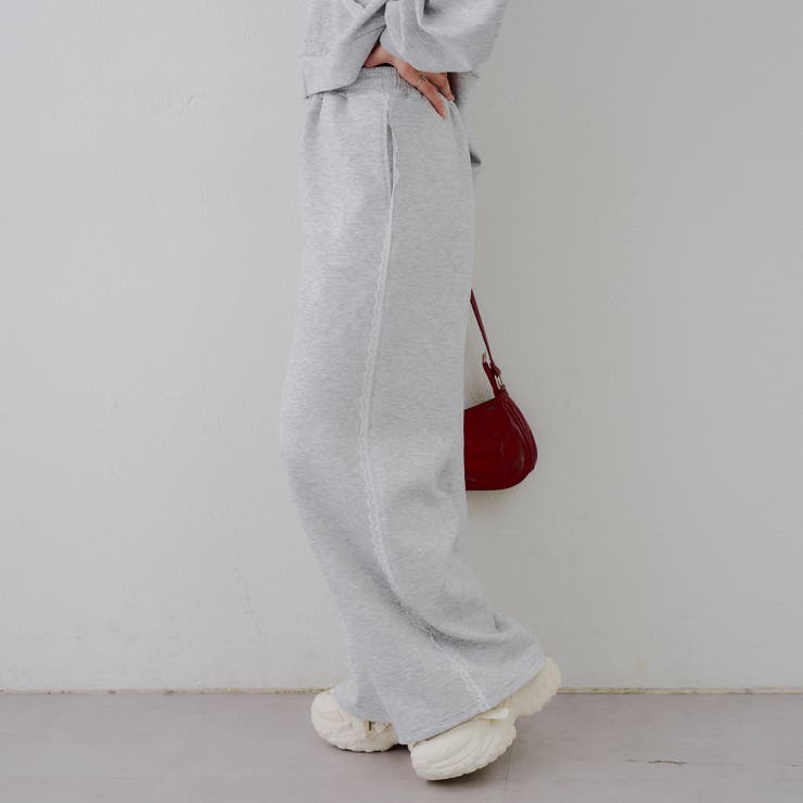 【セットアップ対応】サイドレーススウェットパンツ | RMAF　NICE CLAUP / OLIVE des OLIVE | 詳細画像35 