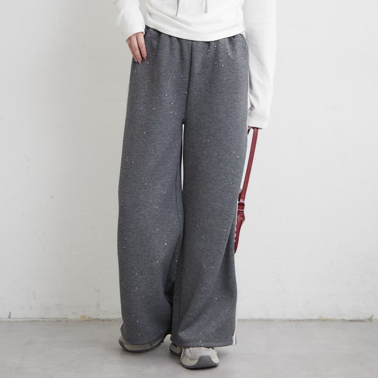 【セットアップ対応】サイドレーススウェットパンツ | RMAF　NICE CLAUP / OLIVE des OLIVE | 詳細画像3 