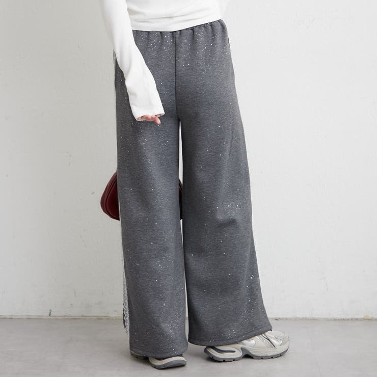 【セットアップ対応】サイドレーススウェットパンツ | RMAF　NICE CLAUP / OLIVE des OLIVE | 詳細画像5 