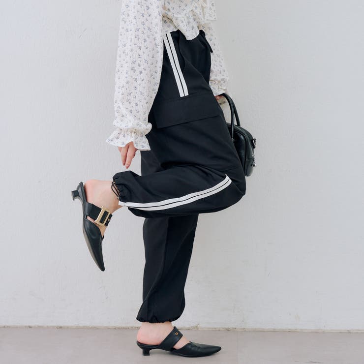 脇ライン入りカーゴパンツ | RMAF　NICE CLAUP / OLIVE des OLIVE | 詳細画像19 