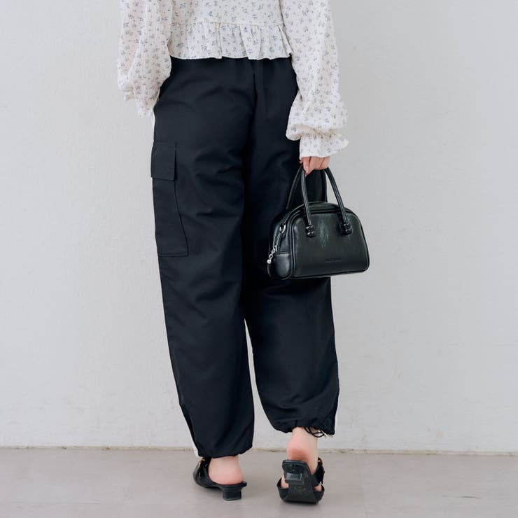 脇ライン入りカーゴパンツ | RMAF　NICE CLAUP / OLIVE des OLIVE | 詳細画像21 