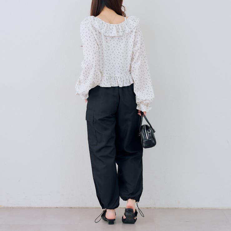 脇ライン入りカーゴパンツ | RMAF　NICE CLAUP / OLIVE des OLIVE | 詳細画像25 