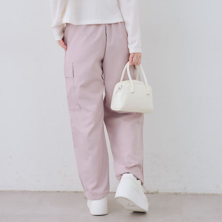 脇ライン入りカーゴパンツ | RMAF　NICE CLAUP / OLIVE des OLIVE | 詳細画像5 