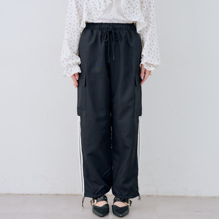 脇ライン入りカーゴパンツ | RMAF　NICE CLAUP / OLIVE des OLIVE | 詳細画像33 