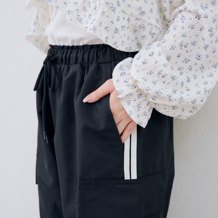 脇ライン入りカーゴパンツ | RMAF　NICE CLAUP / OLIVE des OLIVE | 詳細画像37 