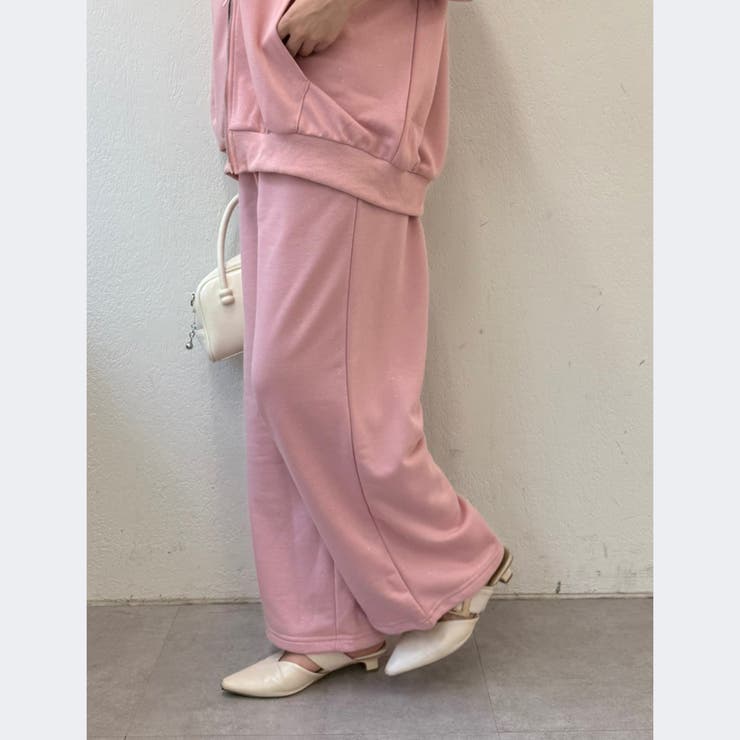 【セットアップ対応】キラキラスウェットパンツ | NICE CLAUP / OLIVE des OLIVE　OUTLET | 詳細画像20 