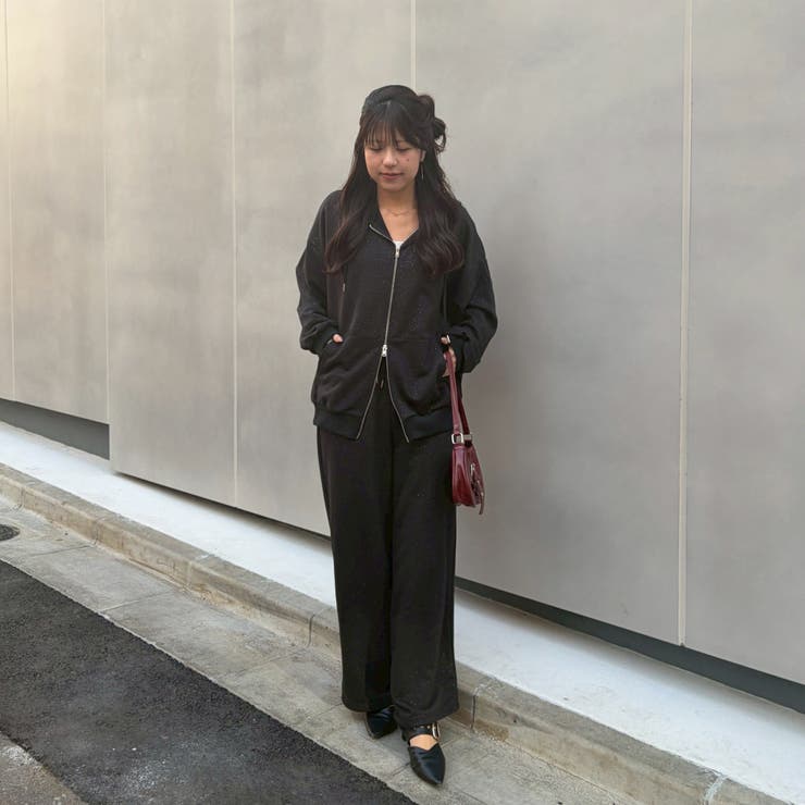 【セットアップ対応】キラキラスウェットパンツ | NICE CLAUP / OLIVE des OLIVE　OUTLET | 詳細画像39 