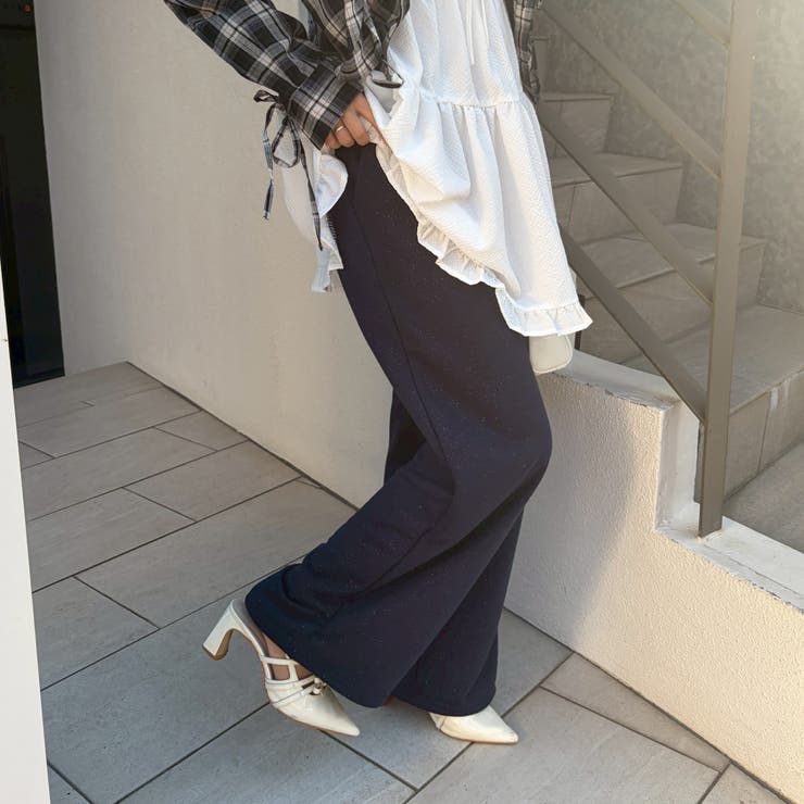 【セットアップ対応】キラキラスウェットパンツ | NICE CLAUP / OLIVE des OLIVE　OUTLET | 詳細画像48 