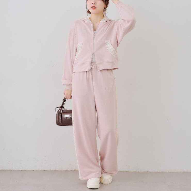 【セットアップ対応】レース付スウェットパンツ | RMAF　NICE CLAUP / OLIVE des OLIVE | 詳細画像8 