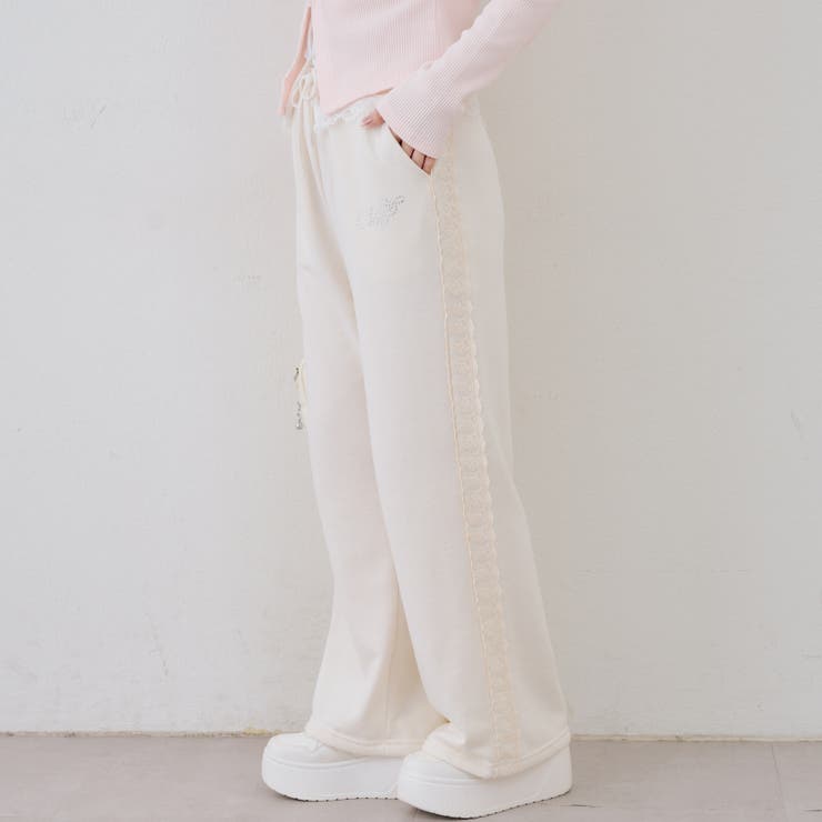 【セットアップ対応】レース付スウェットパンツ | RMAF　NICE CLAUP / OLIVE des OLIVE | 詳細画像14 