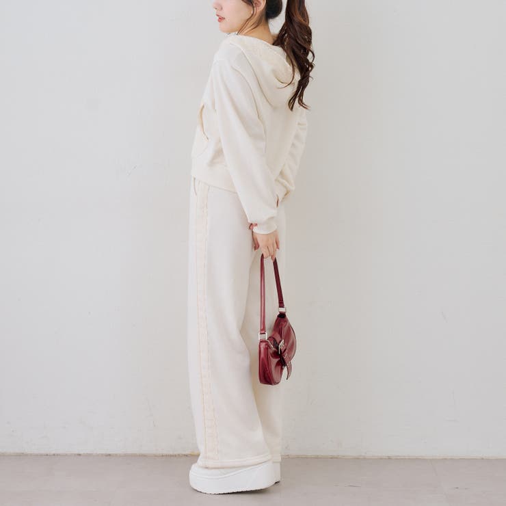 【セットアップ対応】レース付スウェットパンツ | RMAF　NICE CLAUP / OLIVE des OLIVE | 詳細画像18 