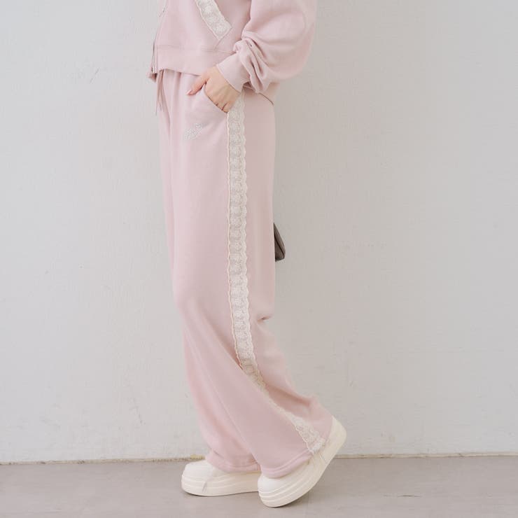 【セットアップ対応】レース付スウェットパンツ | RMAF　NICE CLAUP / OLIVE des OLIVE | 詳細画像5 