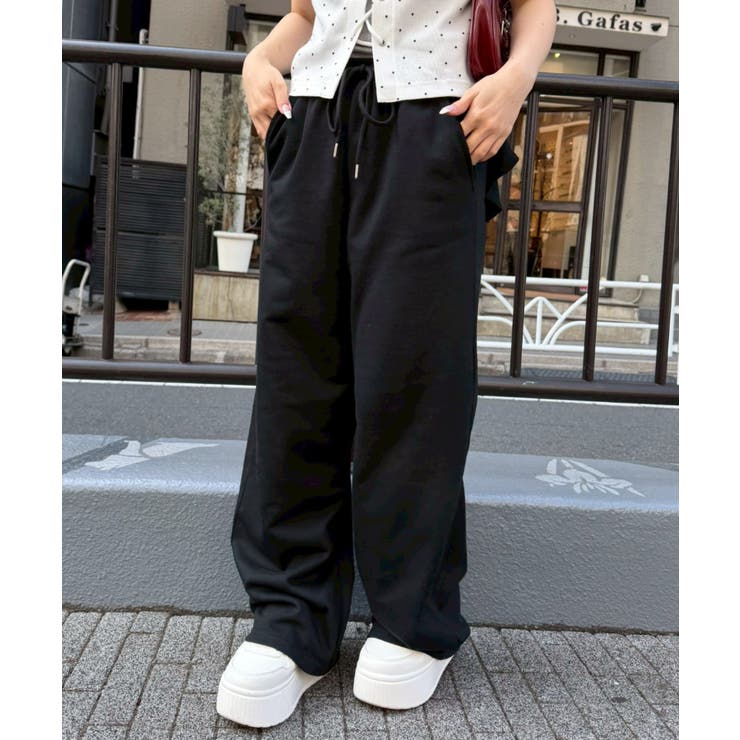 後ろ姿までかわいい！リボン付きバレルカットパンツ | NICE CLAUP / OLIVE des OLIVE　OUTLET | 詳細画像13 