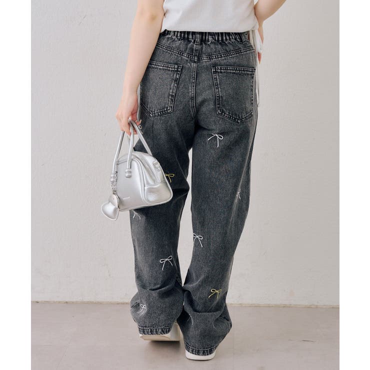 刺繍アソートデニムパンツ | NICE CLAUP / OLIVE des OLIVE　OUTLET | 詳細画像9 