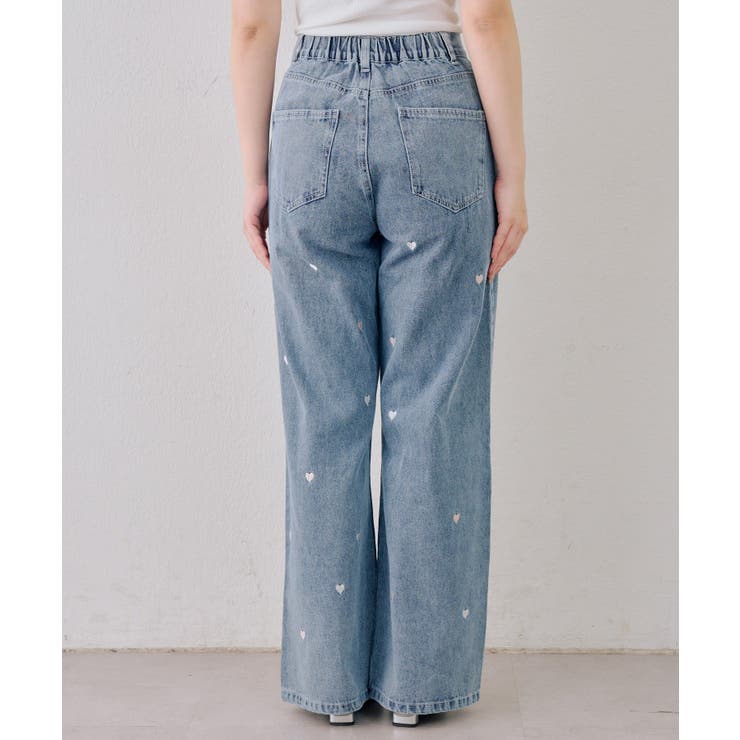 刺繍アソートデニムパンツ | NICE CLAUP / OLIVE des OLIVE　OUTLET | 詳細画像17 