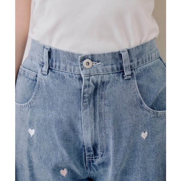 刺繍アソートデニムパンツ | NICE CLAUP / OLIVE des OLIVE　OUTLET | 詳細画像20 