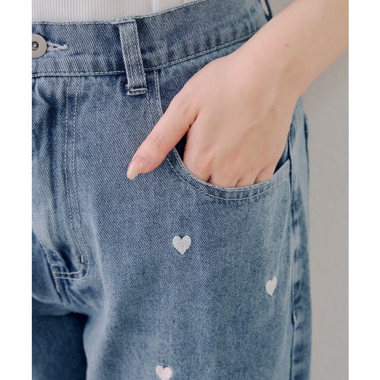 刺繍アソートデニムパンツ | NICE CLAUP / OLIVE des OLIVE　OUTLET | 詳細画像21 