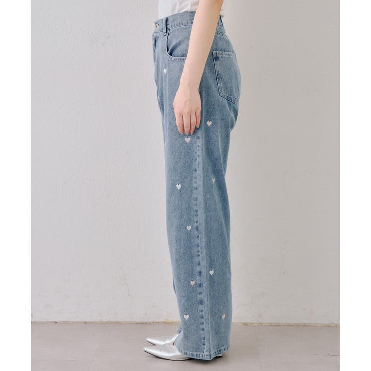 刺繍アソートデニムパンツ | NICE CLAUP / OLIVE des OLIVE　OUTLET | 詳細画像24 