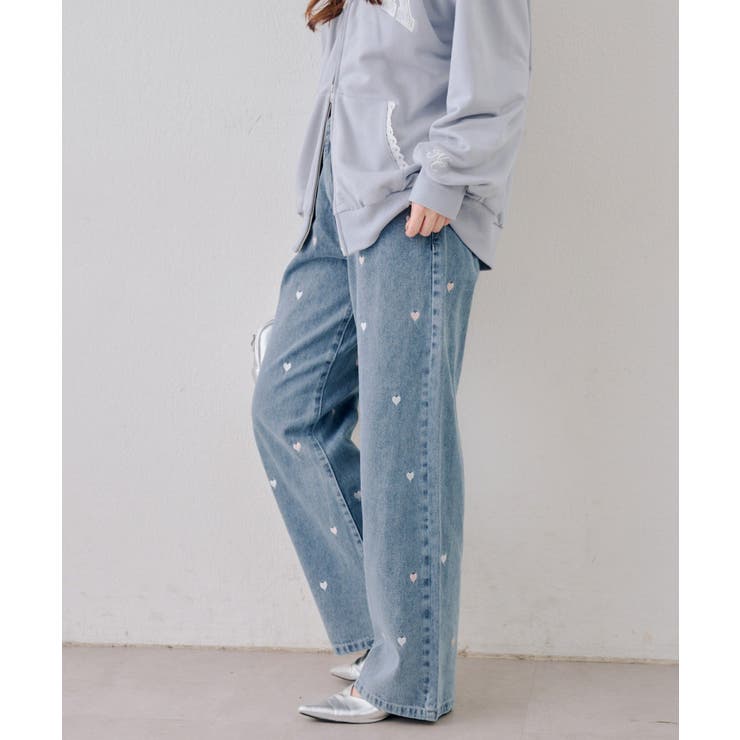 刺繍アソートデニムパンツ | NICE CLAUP / OLIVE des OLIVE　OUTLET | 詳細画像26 