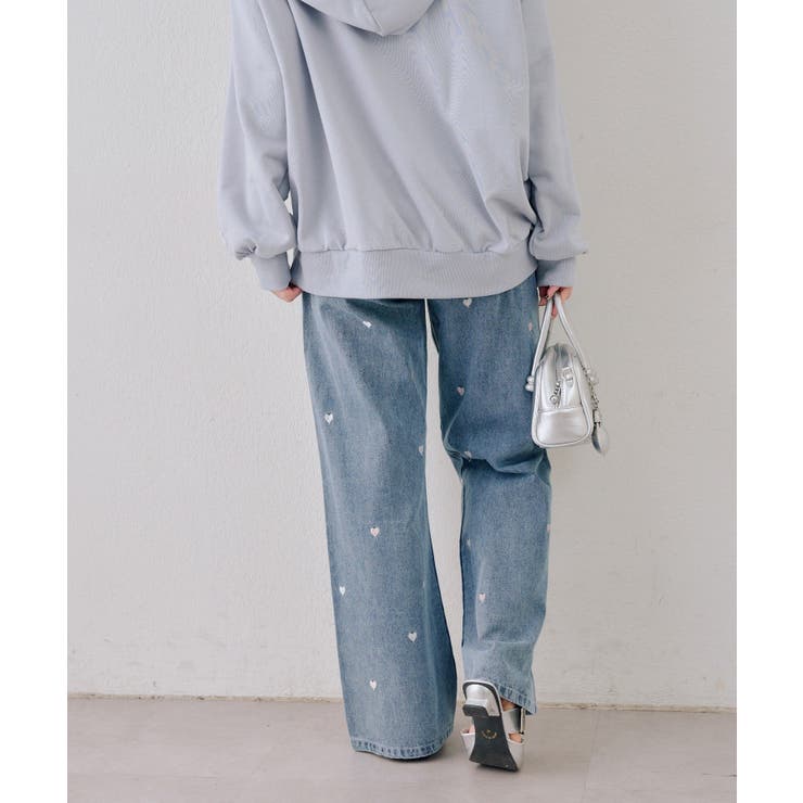 刺繍アソートデニムパンツ | NICE CLAUP / OLIVE des OLIVE　OUTLET | 詳細画像28 