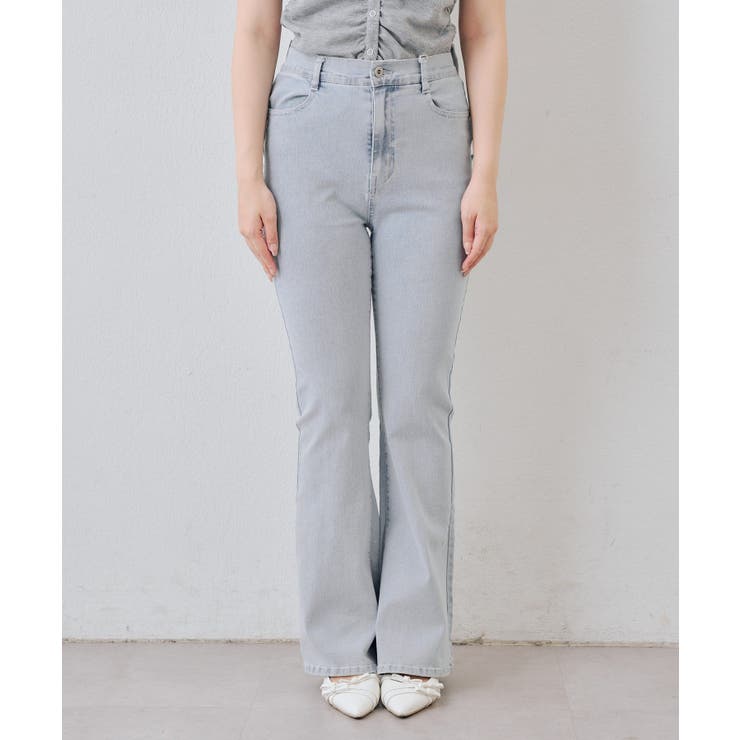 バックリボンレースフレアーパンツ | NICE CLAUP / OLIVE des OLIVE　OUTLET | 詳細画像11 