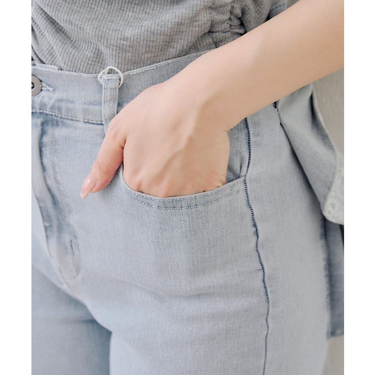 バックリボンレースフレアーパンツ | NICE CLAUP / OLIVE des OLIVE　OUTLET | 詳細画像16 