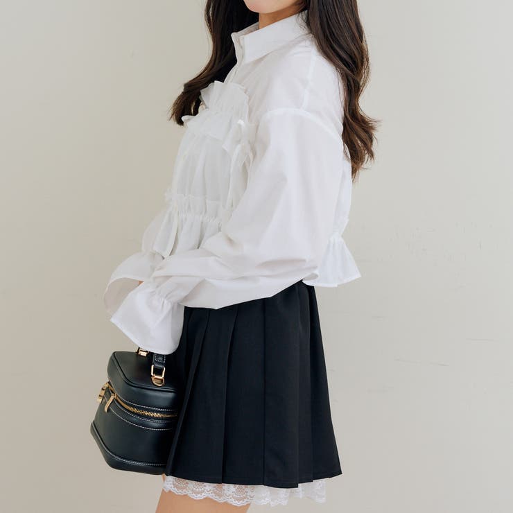 フリルショートブラウス | RMAF　NICE CLAUP / OLIVE des OLIVE | 詳細画像11 