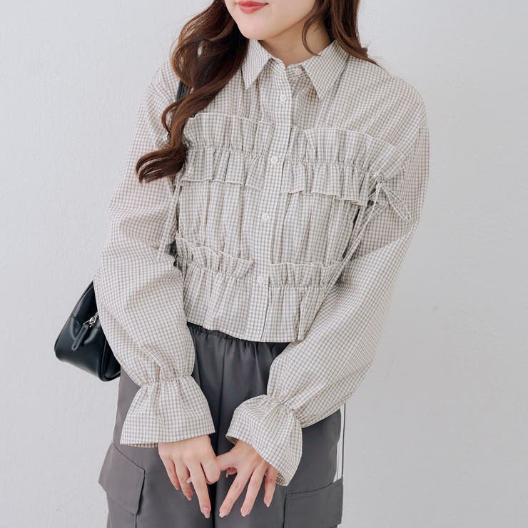 フリルショートブラウス | RMAF　NICE CLAUP / OLIVE des OLIVE | 詳細画像32 